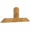 Ekena Millwork Portland Rough Sawn Timber Gable Bracket, Western Red Cedar, 60"W x 22"H x 6"D x 6"F, 9/12 Pitch GBW060X22X0606POR00RWR - alternate 5